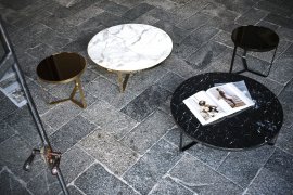 Cage Marble Coffee Table by Tacchini