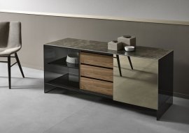 Shoji Madia Exhibitor Cabinets Dresser by Tonelli