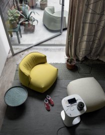 Brioni Lounge Chair by Kristalia