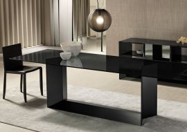 T5 Glass Dining Table by Tonelli