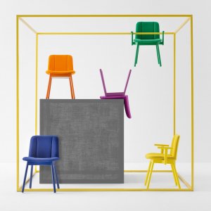 Hippy Dining Chair by Billiani