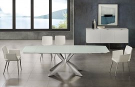 Icon Glass Dining Table by Casabianca