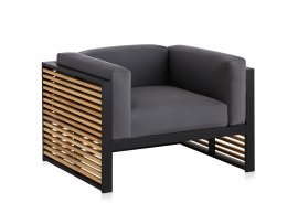 DNA Teak Lounge Chair by Gandia Blasco