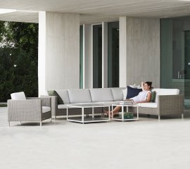 Connect 2 Seat Left Module Sofa by Cane-line