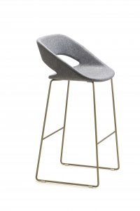 Kabira Sled Stool by Arrmet