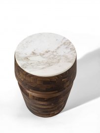 Bouchon Marmo End Table by Porada