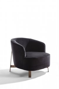 Copine Steel Armchair by Porada