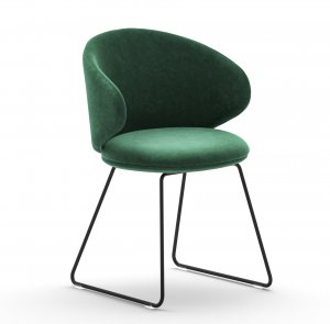 Belle SL Sled Armchair by Arrmet