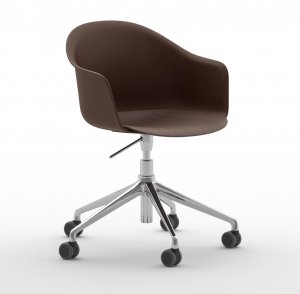 Mani Armshell HO Swivel Armchair by Arrmet