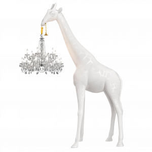 Giraffe In Love Outdoor Chandelier by Qeeboo