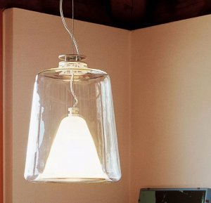 Lanterna and Laternina Suspension Lamp by Oluce