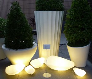 Stones Outdoor Lamp by Oluce