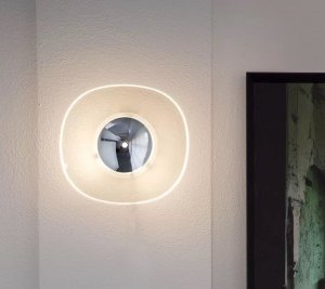 Yolk Wall Lamp Lighting by Oluce