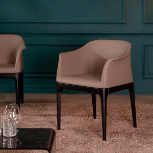 Gilda Chair and Armchair by Tonin Casa