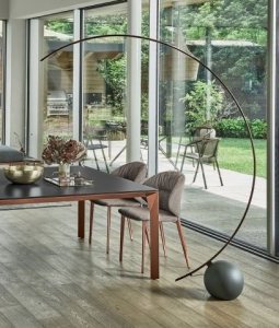 Circle Floor Lamp by Bontempi