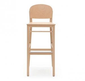 Aloe Wooden Stool by Billiani