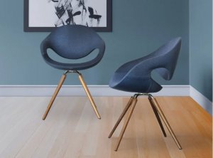 Moon Soft Touch Dining Chair by Tonon