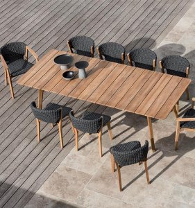 Knit Dining Table by Ethimo
