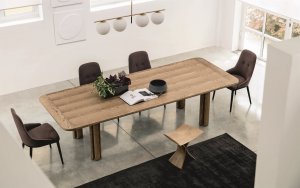 Quadrifoglio Wood Dining Table by Porada
