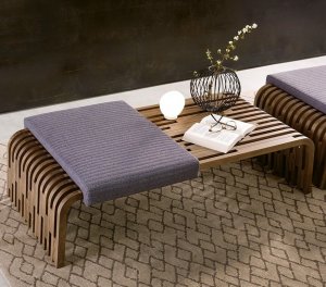 Millerighe Coffee Table by Pacini & Cappellini