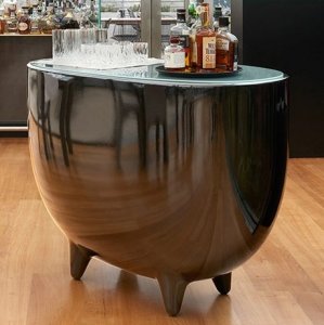 Splay Bar Cabinet by Slide