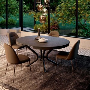 Cirkle Extendable Table by Ozzio