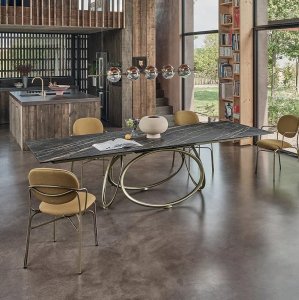 Louis Table by Bontempi