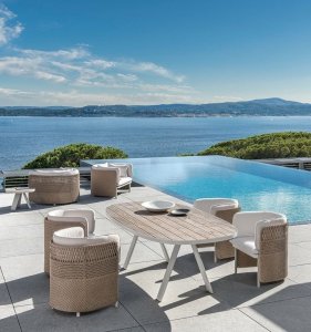 Esedra Oval Table by Ethimo