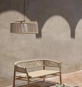 Kilt Suspension Lamp Lighting by Ethimo