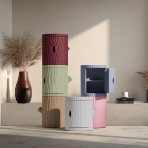 Tronco End Table by Qeeboo