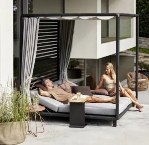 Laze Cabana Sunbeds by Cane-line