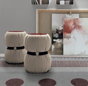 Guccino End Table Accent Stool by Tomasella