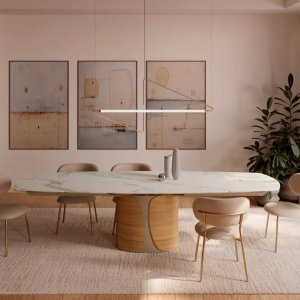 Talos Dining Table by Bontempi