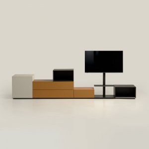 Avenue Up + TVU Tv Unit by Kristalia