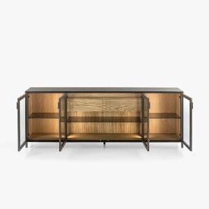 Pandora Glass Sideboard by Riva 1920