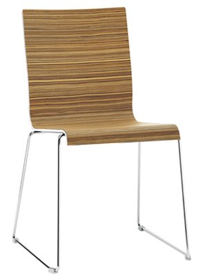 Kuadra Slide chair from Pedrali, designed by Pedrali R&D