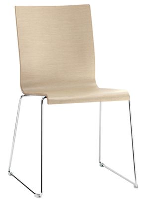 Kuadra Slide chair from Pedrali, designed by Pedrali R&D
