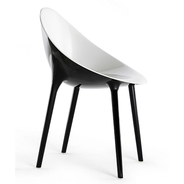 Super Impossible chair from Kartell, designed by Philippe Starck