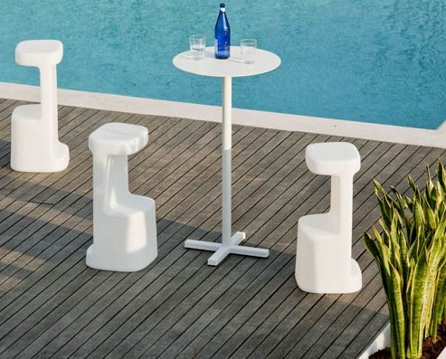 Pedrali Serif Stool | Plastic | Outdoor | Patio Furniture ...
