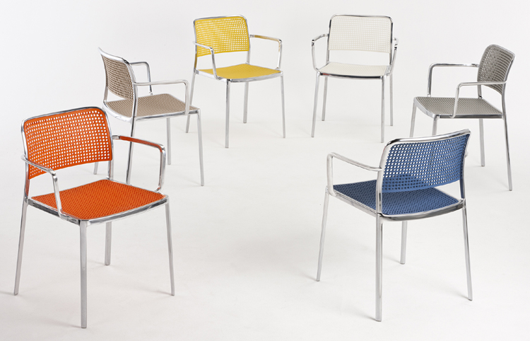 Audrey chair from Kartell, designed by Piero Lissoni