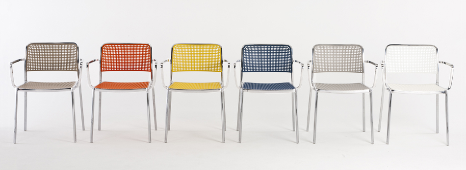 Audrey chair from Kartell, designed by Piero Lissoni
