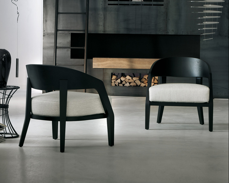 Alba lounge chair from Porada, designed by M. Walrawen