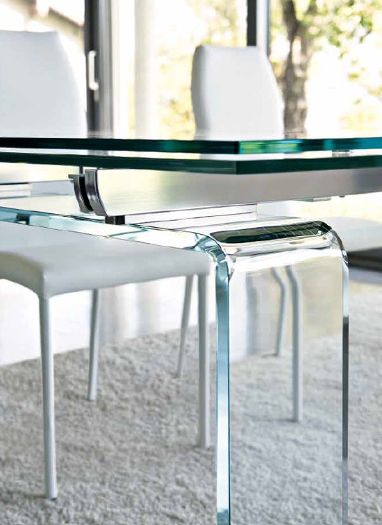 Tecno Extendable dining table from Unico Italia