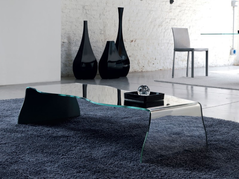Unico Italia Bisex | Glass Coffee Table | Living Room ...