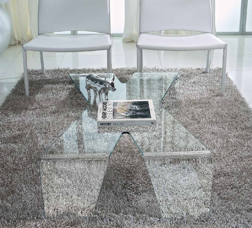 Unico Italia Mister X | Glass coffee table | Contemporary ...