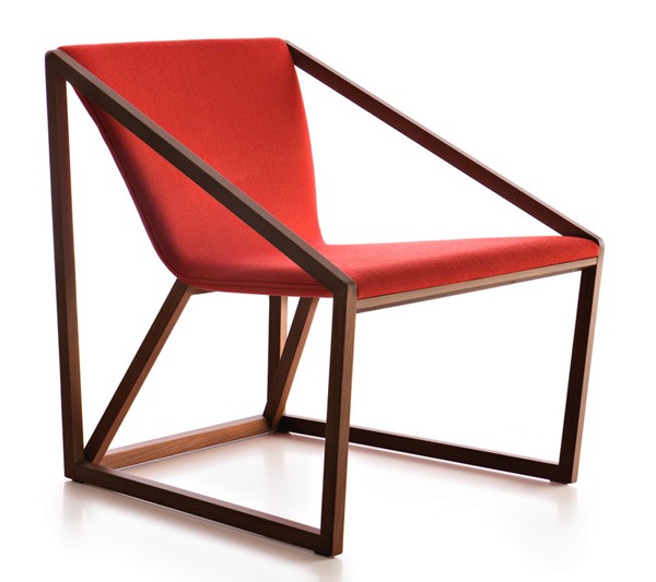 Kite Lounge KIL201 chair from Fornasarig, designed by Shin Azumi