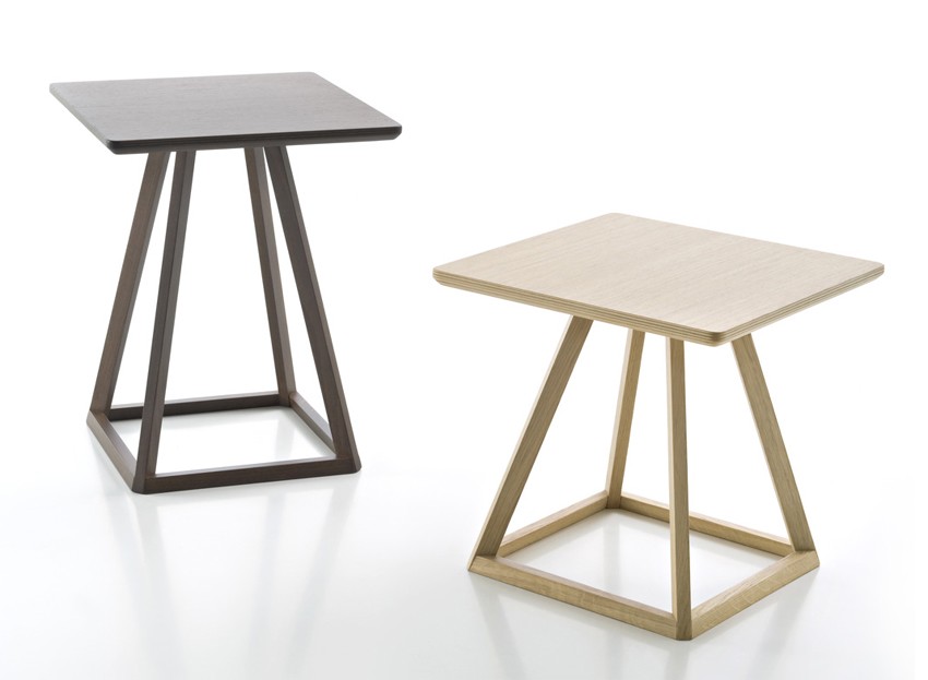 Kite Side Table KIW-SS end from Fornasarig, designed by Shin Azumi