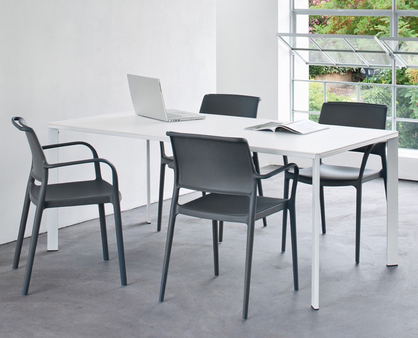 Logico TL dining table from Pedrali, designed by Pedrali R&D
