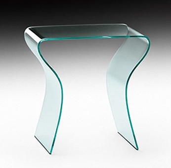 BUY the Fiam Charlotte de Nuit  Glass End Table with FREE SHIPPING - Ultra  Modern