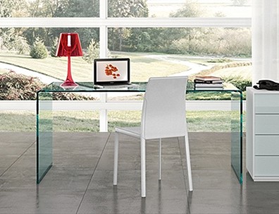 Rialto Scrivania desk from Fiam, designed by CRS Fiam